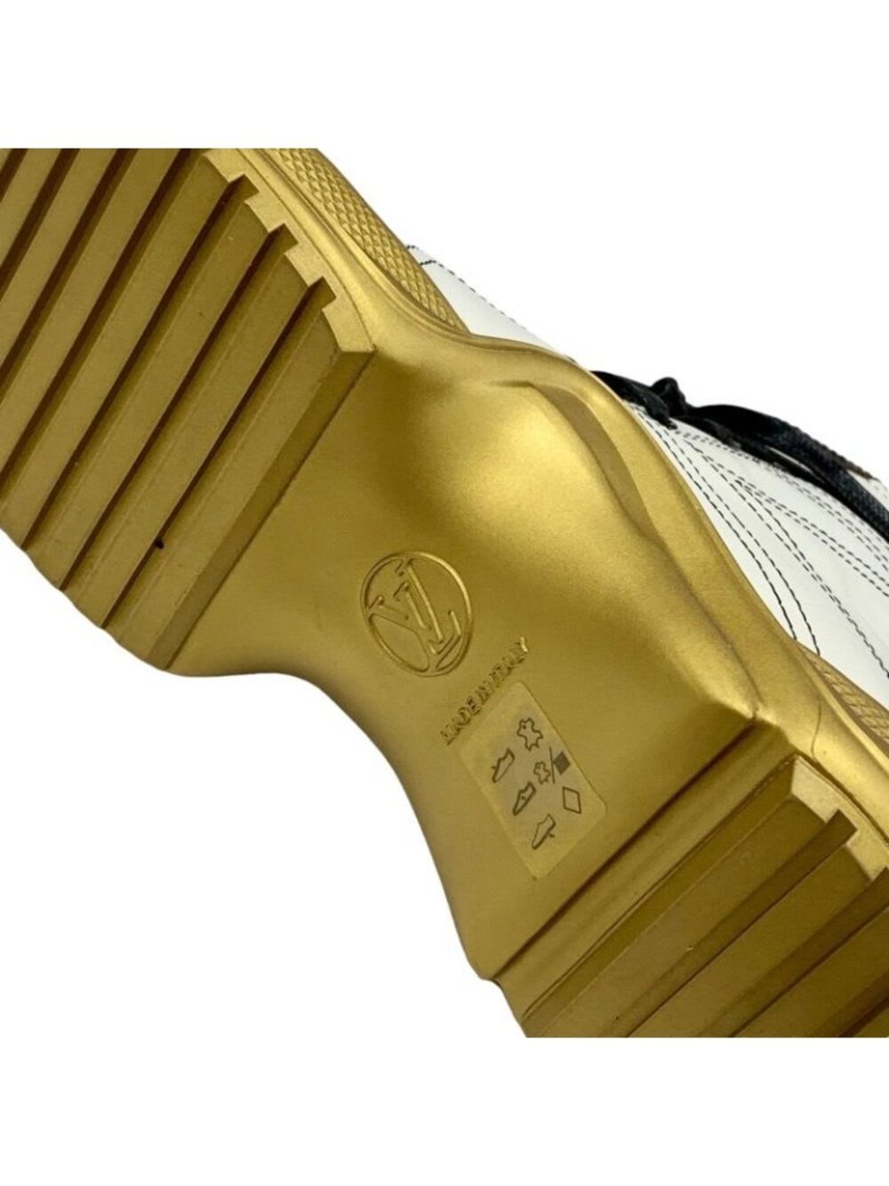 Louis Vuitton Arclight Line Monogram Sneakers High Cut Leather White - Picture 8 of 10